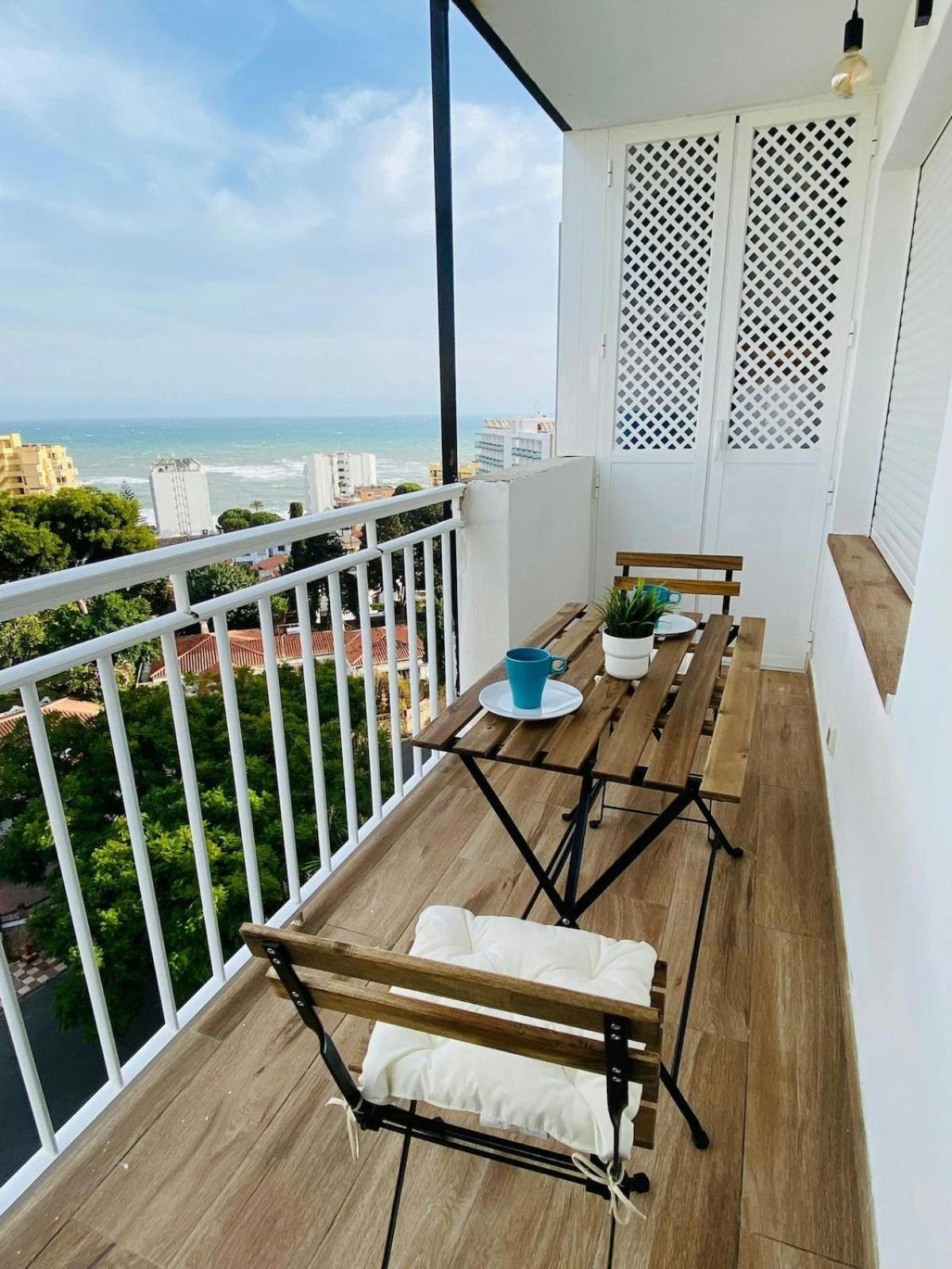 Moderno Apartamento Con Vistas Al Mar -ベナルマデナ エクステリア 写真